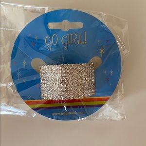 NWT Rhinestone Elastic Ponytail